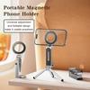 New travel three-in-one magnetic mobile phone holder portable photography multi-function horizontal and vertical desktop tripod