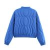 Women's Floral Quilted Embroidered Cotton Jacket - Versatile Casual Fashion (Autumn/Winter 2025) X5067