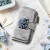 Fashion Astronaut Pattern Long Wallet Portable Slim Daily Purse for Women