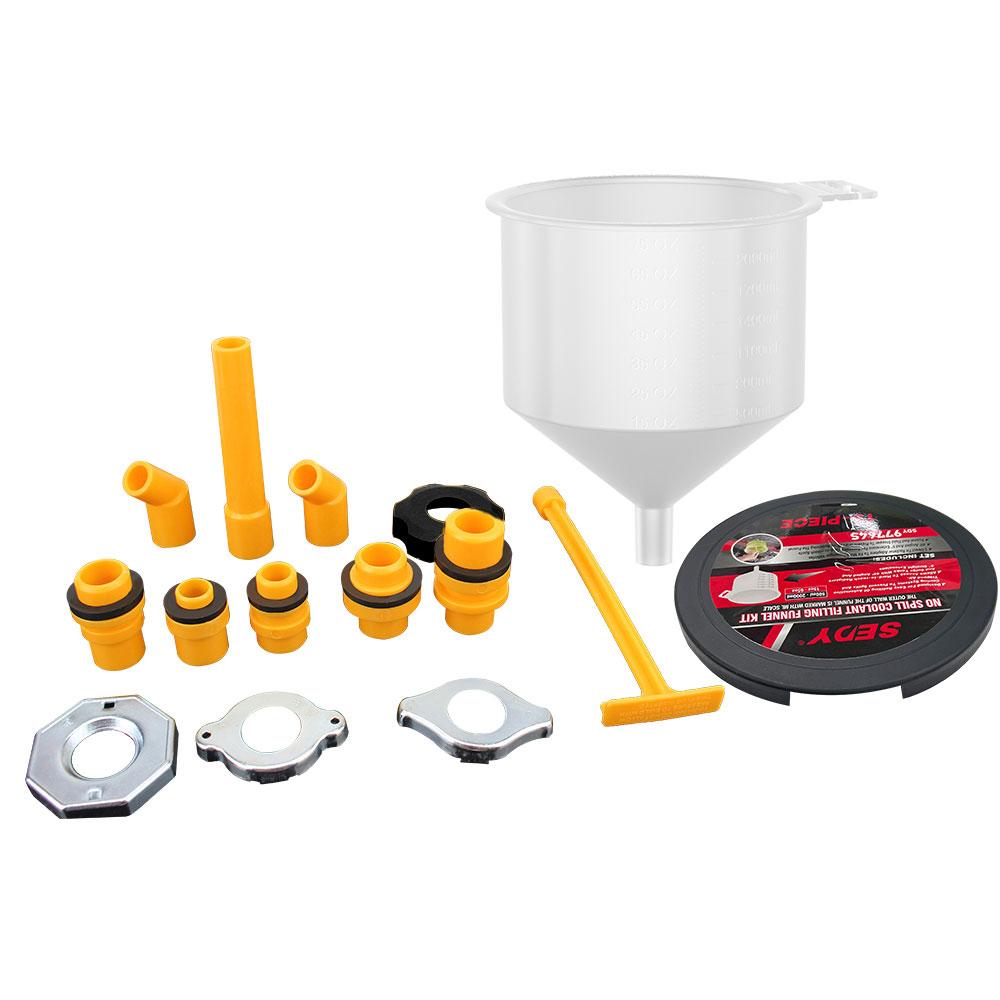 

Пластиковая заливная воронка носик 15 шт./набор подходит для универсальных автомобилей защита от пролива комплект для заливки охлаждающей жидкости автомобильные аксессуары инструмент для заливки масла A