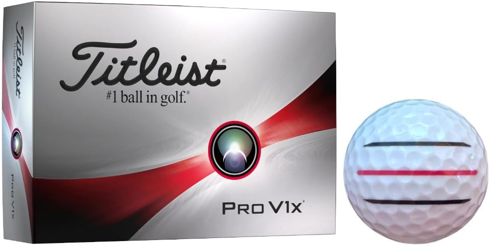 

Titleist Golf Ball 2023 PRO V1 V1X Low Number Japanese Genuine Product 3 Lines 1 [Hapiraki_Golf Line] (V1X_White Dozen)