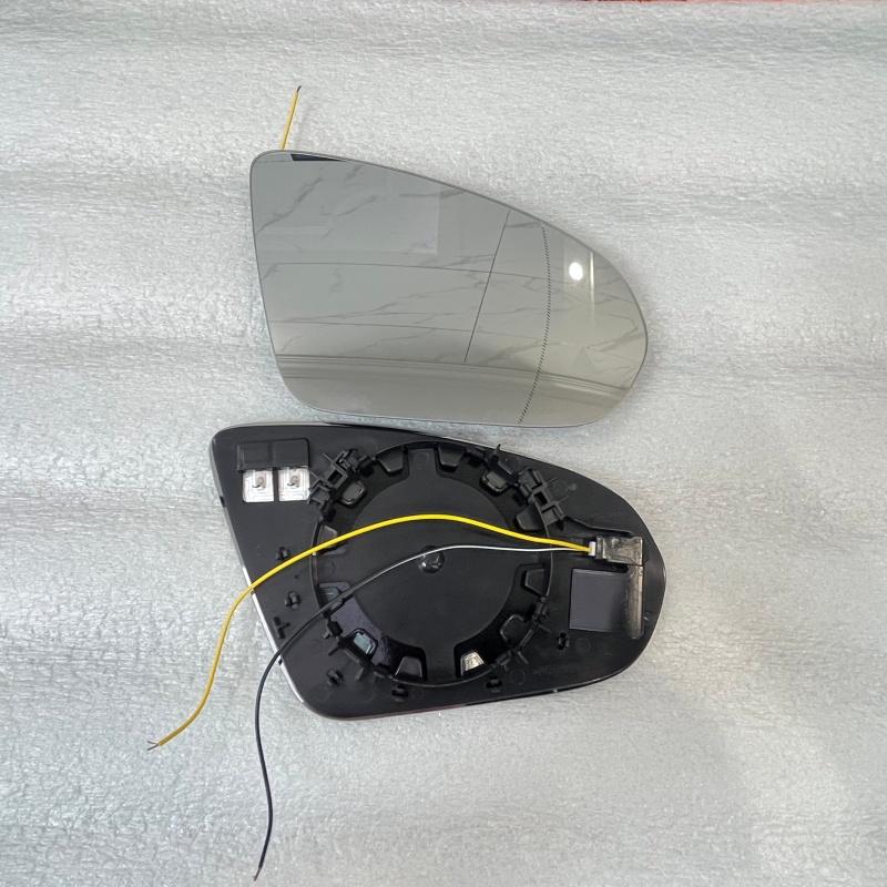 For Mercedes Benz A Class W177 2018 CLA Replace BSM BSW Car Heated Blind Spot Warning Wing Rear Mirror Glass