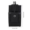 Small Radio Case Heavy Duty Belt Radios Holster Bags for Radio Walkie Talkies Holder Adjustable Radio Storage Pouch Bag