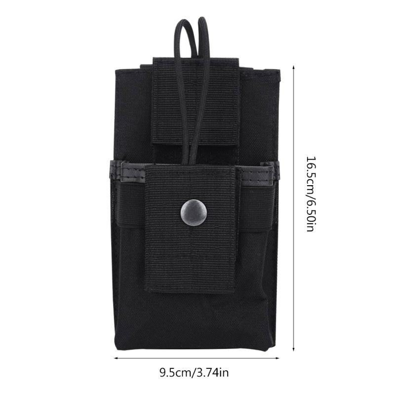 Small Radio Case Heavy Duty Belt Radios Holster Bags for Radio Walkie Talkies Holder Adjustable Radio Storage Pouch Bag