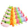 Giant Soft Caterpillar Sleeping Pillow Plush Toy For Kids In Colorful Multicolor Design