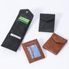 Yousheng Vertical Card Wallet Slim Card Holder Cash Wallet Snap Button Closure Retro Faux Leather Wallet Gift for Men