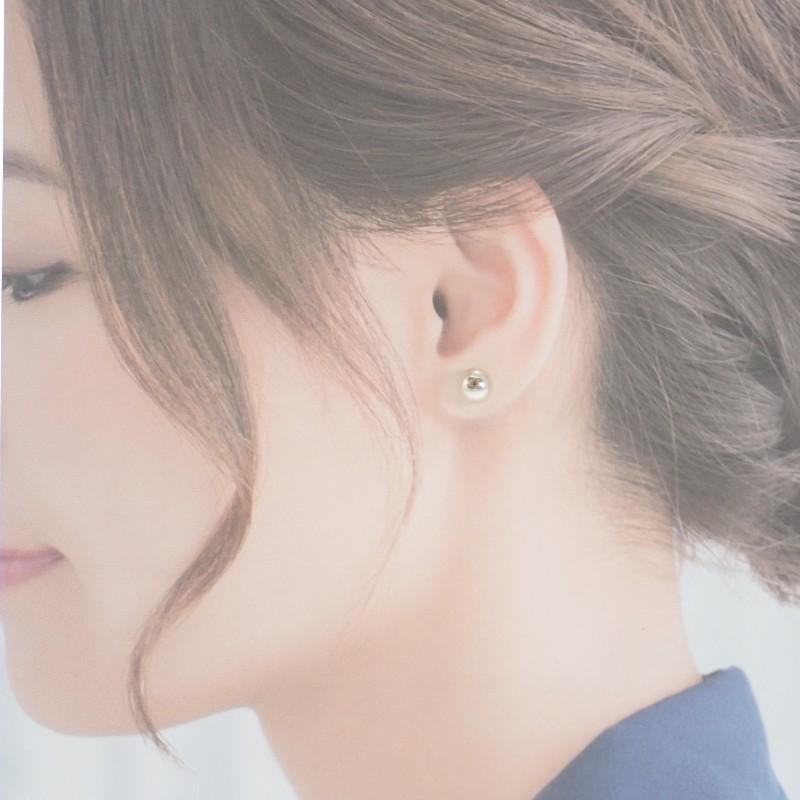 CHANEL  Pierce gold metal/Fake pearl Women