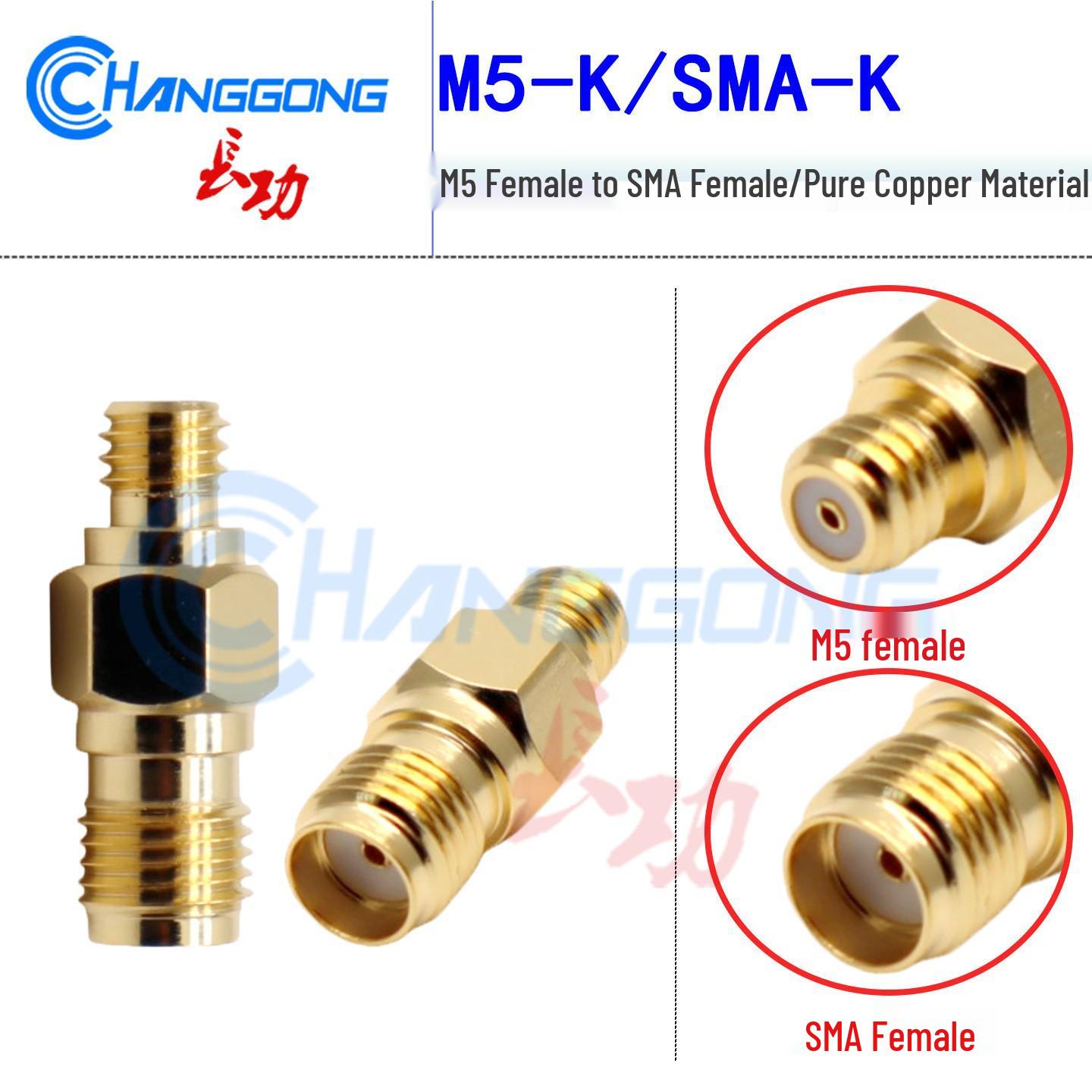 

SMA to M5/L5 Female 10-32UNF Vibration Accelerometer Adapter