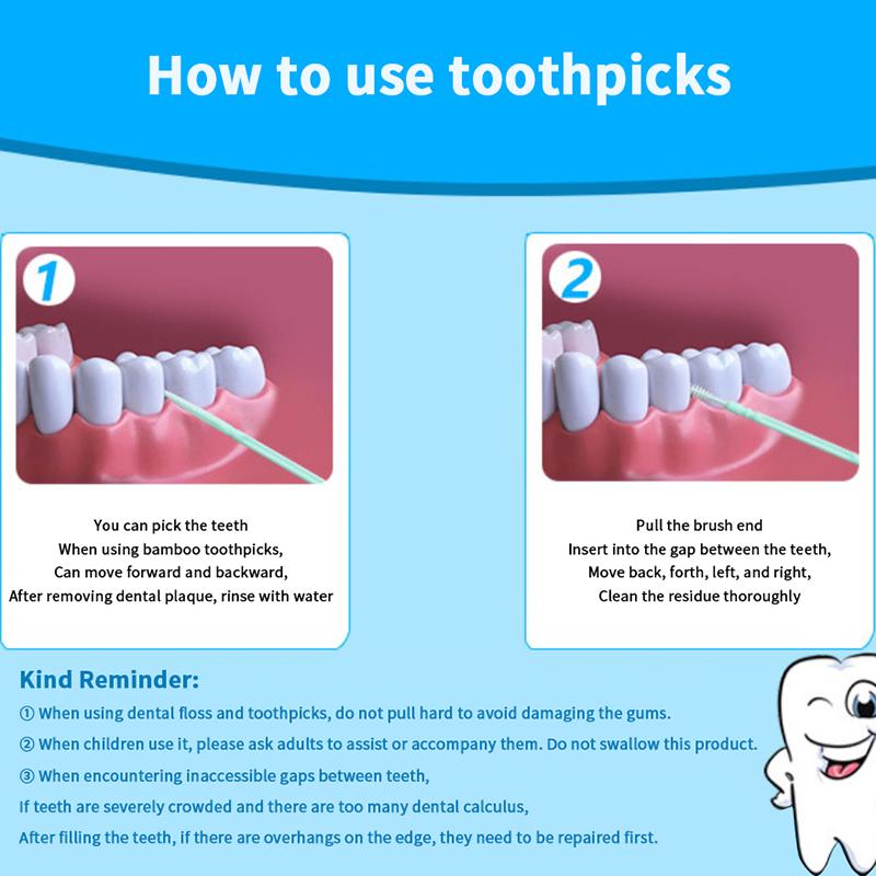 100/200 Stück Einweg-Familien-Doppelkopf Hochwertige Personalisierte Kreative Fruchtspieße Tragbare Ultrafeine Zahnstocher