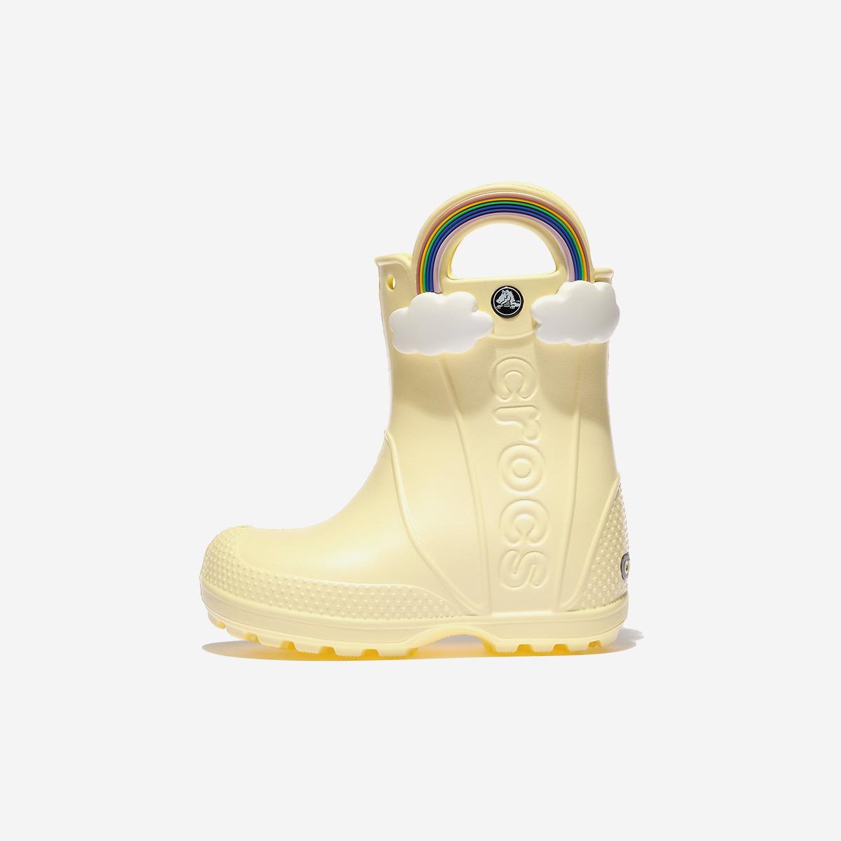 

[Crocs] Handle It Rainbow Rain Boots Toddler, CRS211118, 1010112912, Popular Korean Shoes 155