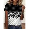 3D Printed Summer Animal Pattern Breathable Women's T-shirt Trend Versatile