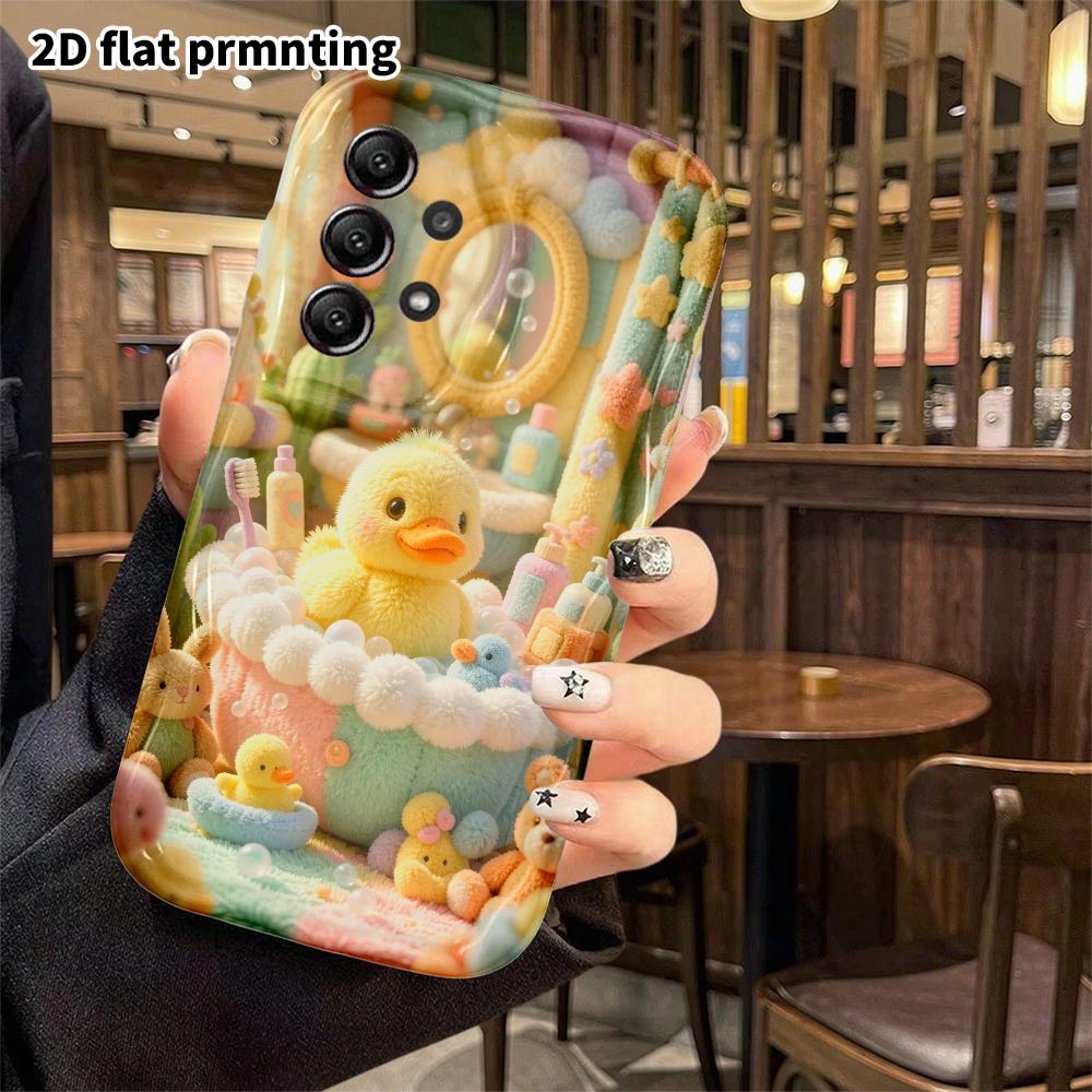 Phone Case: 2D Flat, Suitable for Samsung Galaxy A34 A35 M05 M06 S20 S22 S21 FE Plus 5G Protective Case, Bubble Bath, Perfect Christmas and Halloween