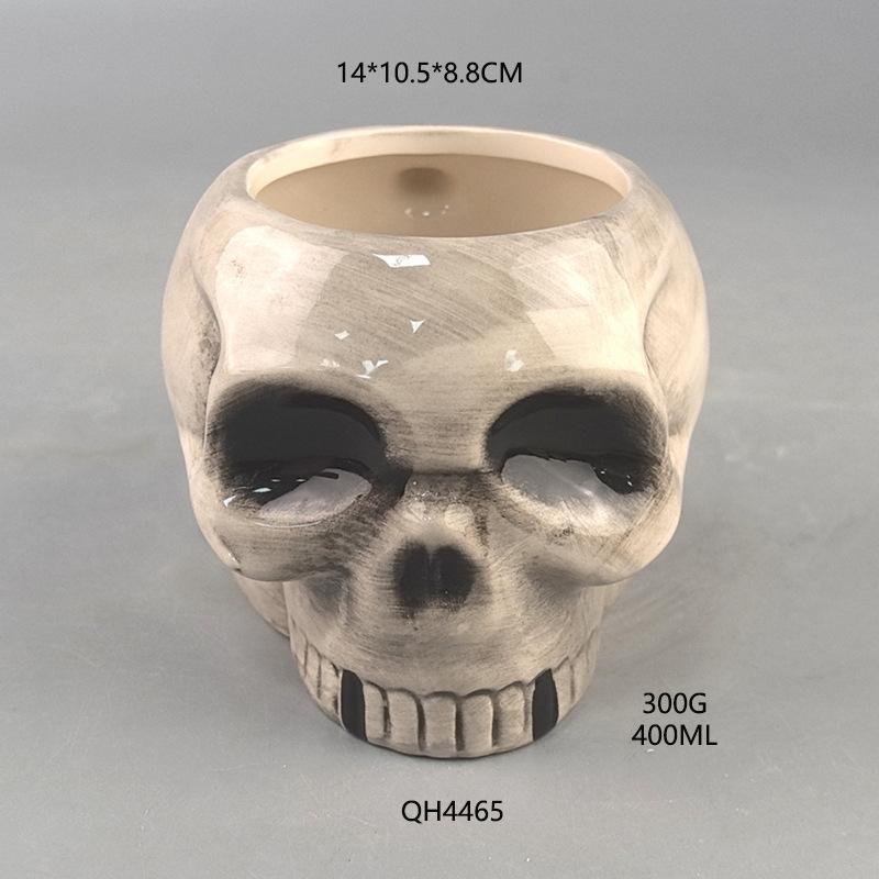Cute Pumpkin Cup Ins Ghost Festival Zombie Cup Orange Mug Coffee Cup Personalized Ceramic Set
