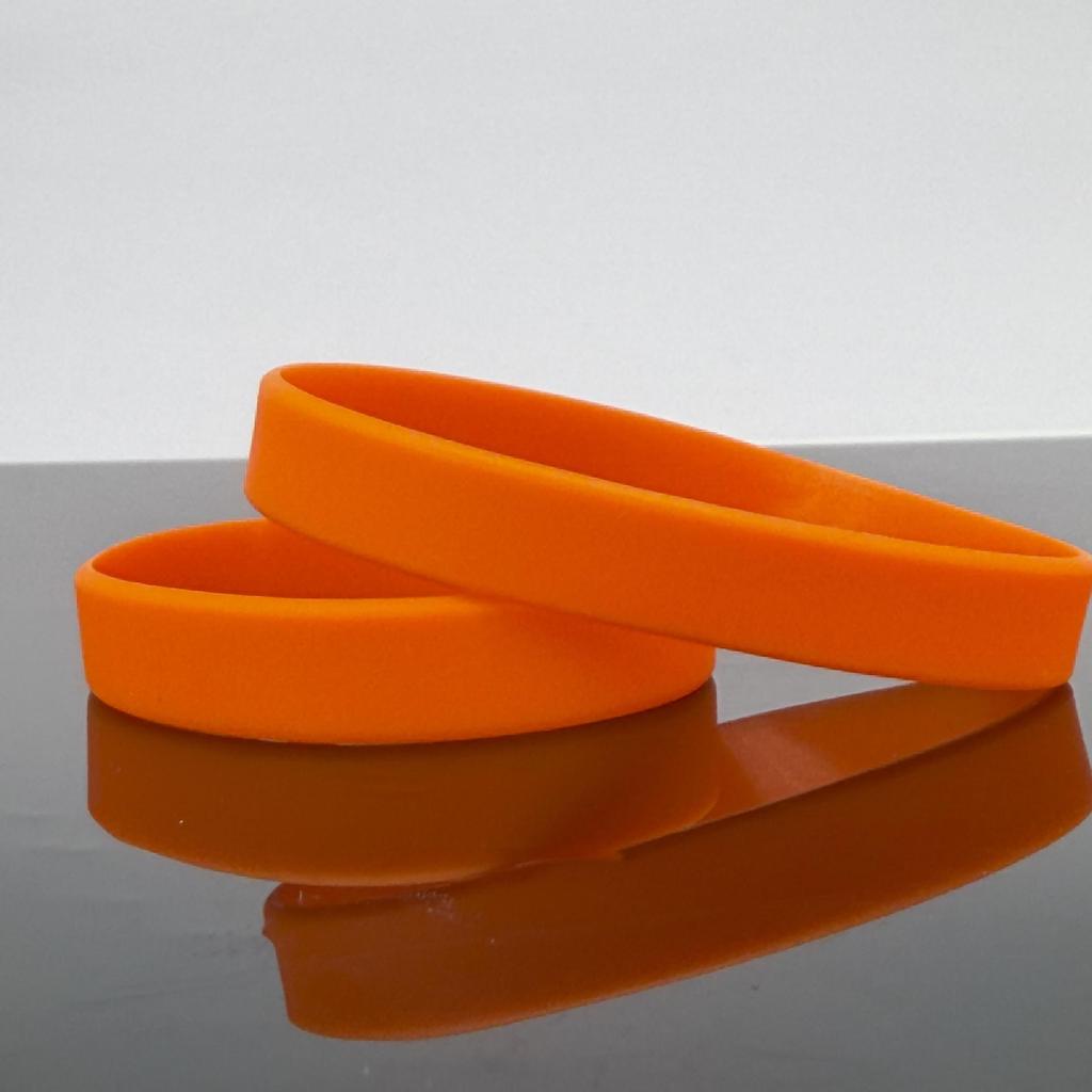Braccialetto in Silicone Luminoso - Colore Unico, Senza Scritte, per Bambini e Adulti