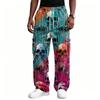 Men's Loose Fit Wide Leg Casual Pants Streetwear Comfortable Trousers