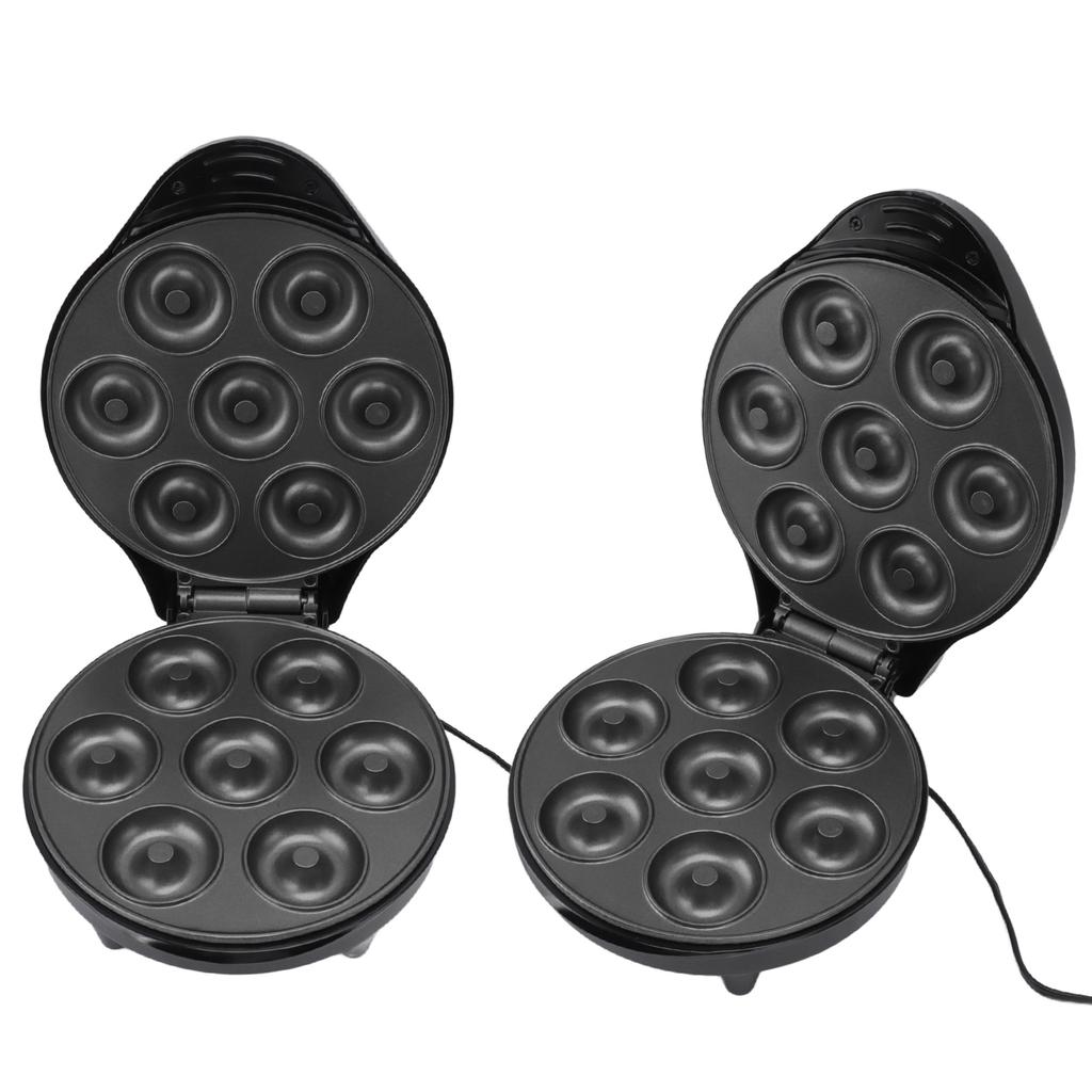 Stroj na výrobu koblih Vyrobí 7 koblih Vysoký výkon Mini stroj na koblihy na snídani Svačiny Dezerty