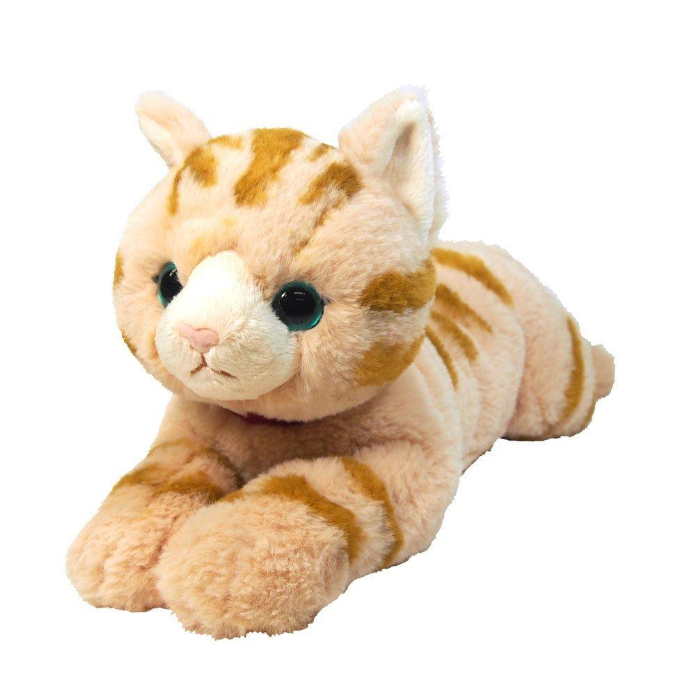 Sun Lemon Knee Cat Brown M 25 x 39 x 12cm Stuffed Animal P-1812