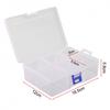 Clear Visibility Adjustable Storage Box Compartment Case Plastic Organizer