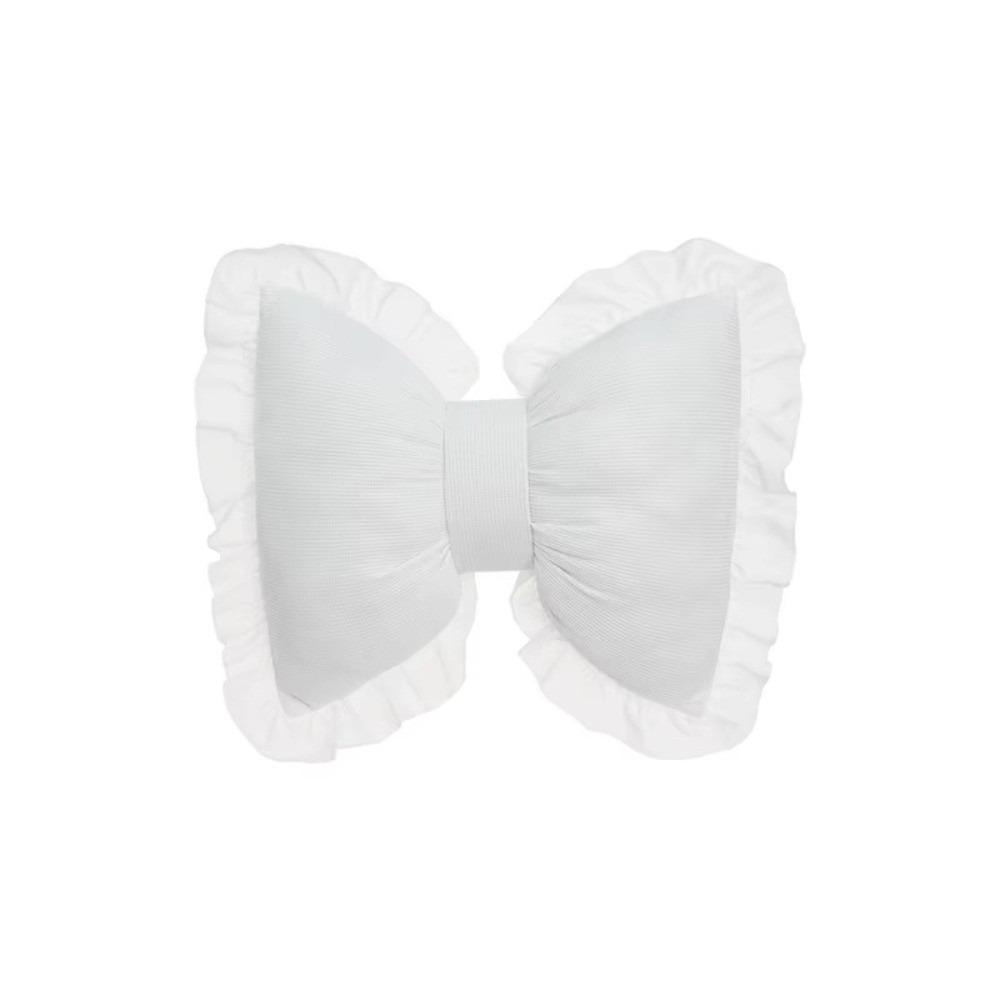 

PP Cotton Filling Back Cushion Ruffle Lace Edge Plush Pillow Support Pillow Sofa Use