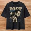 POST MALONE Snow Washed Oversized Cotton T-Shirt
