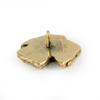 Schnauzer I - Dog brooch in decorative box, elegant gold-plated pin, Art-Dog brand jacket pin