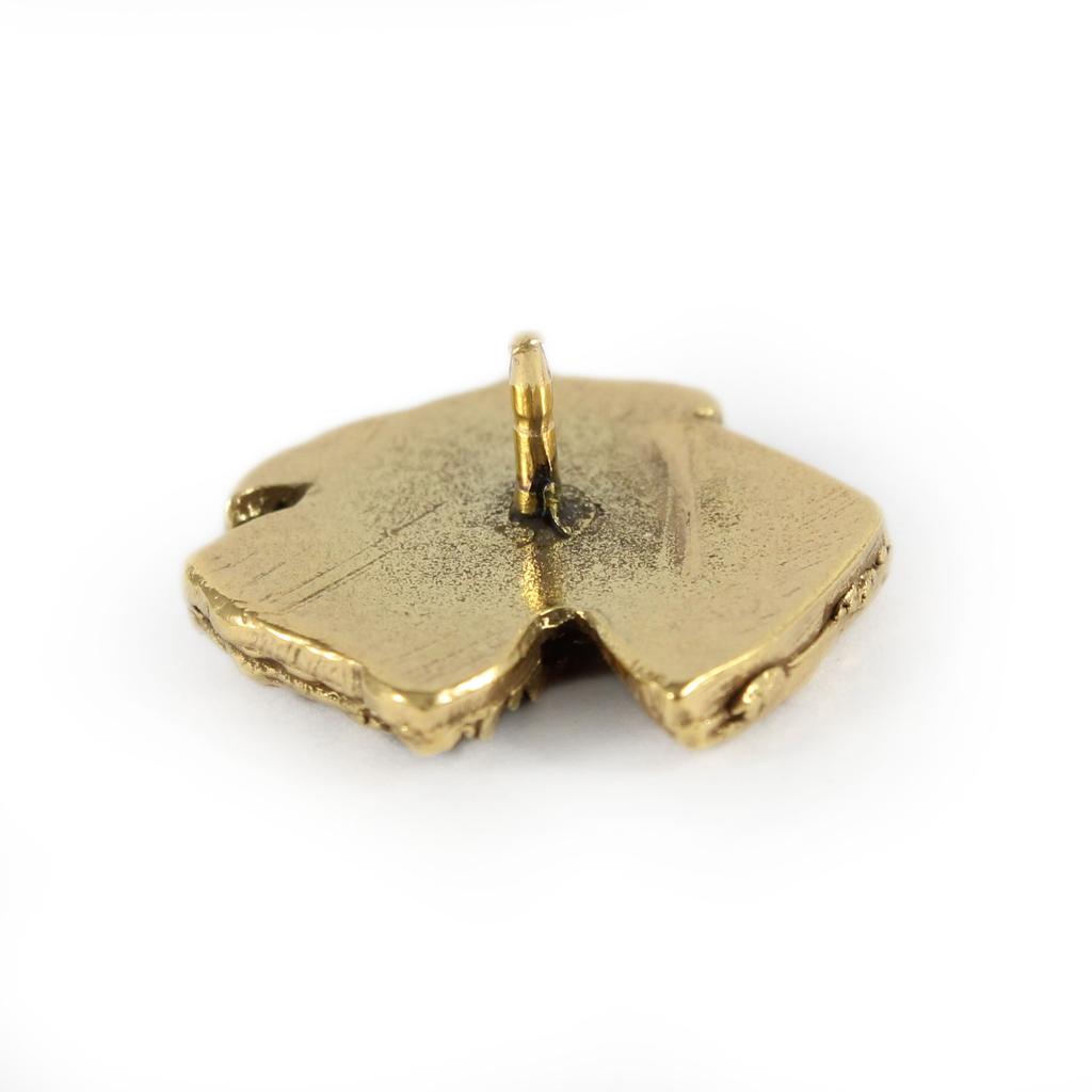 Schnauzer I - Dog brooch in decorative box, elegant gold-plated pin, Art-Dog brand jacket pin