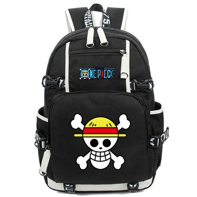 Anime mochila de uma peça para adolescentes meninos meninas de volta à escola mochila estudante luffy mochila de lazer das mulheres dos homens sacos de viagem usb