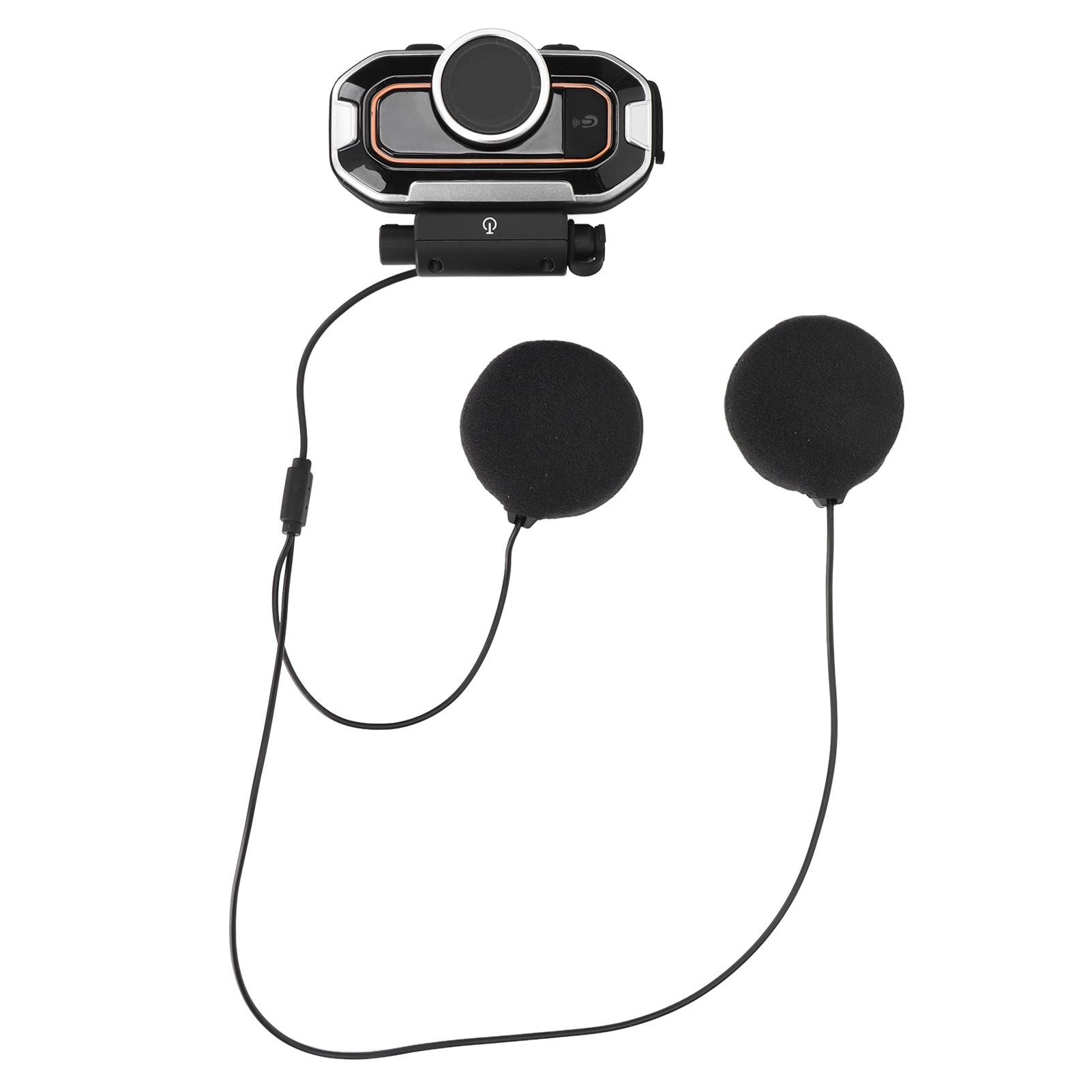 

V9 Pro Мотоциклетная рация Гарнитура Шумоподавление Bluetooth Шлем Интерком Наушники для