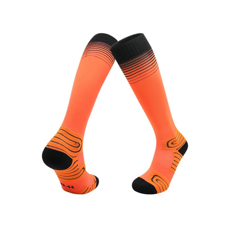 Summer Breathable Non-slip Professional World Cup Football Training Socks with Shock Absorption
