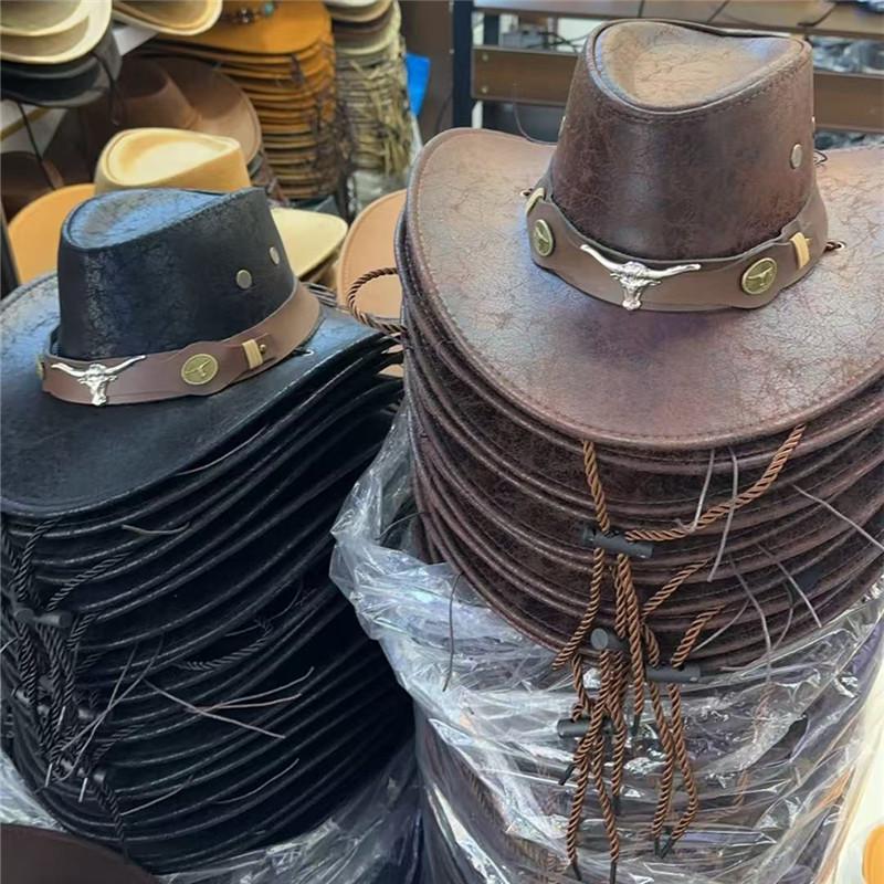 Retro Western Cowboy Stierkopf Jeanshut für Outdoor Reisen - Unisex