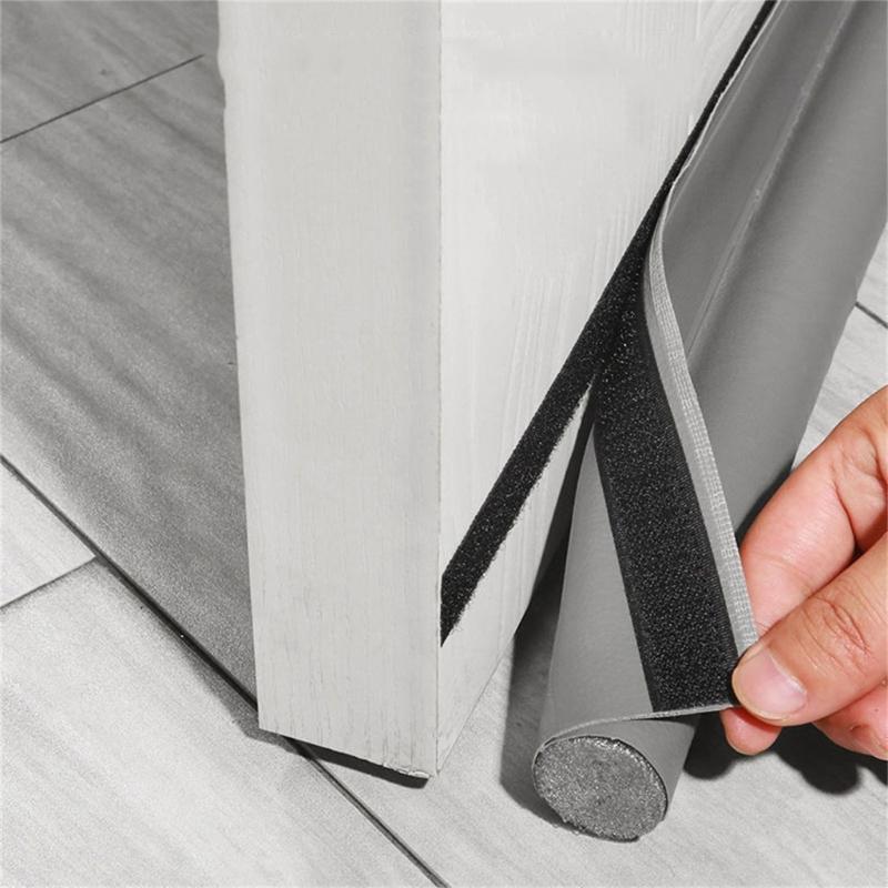 Upgrades Door Bottom Seal Soundproofing Foam Strips Indoor Environment Provider Simple Installation for Home & Office Use