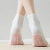 Womens Professional Pilates Yoga Socks Non Slip Dot Grip Ankle Socks For Indoor Exercise Running Jumping Rope Fitness