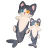 Different Catshark Eye Combination Plush Doll Gray Cute Pillow Children Gift