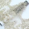 27Cm Gold Thread Lace Barcode Clothing Accessories Fabric Gold Lace Embroidery Lace Clothing Accessories Lace