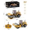 4X4 Electric Remote Control Cars Toys For Kids Rc Truck Model Excavator Bulldozer Road Roller With Led Lights Birthday Gifts