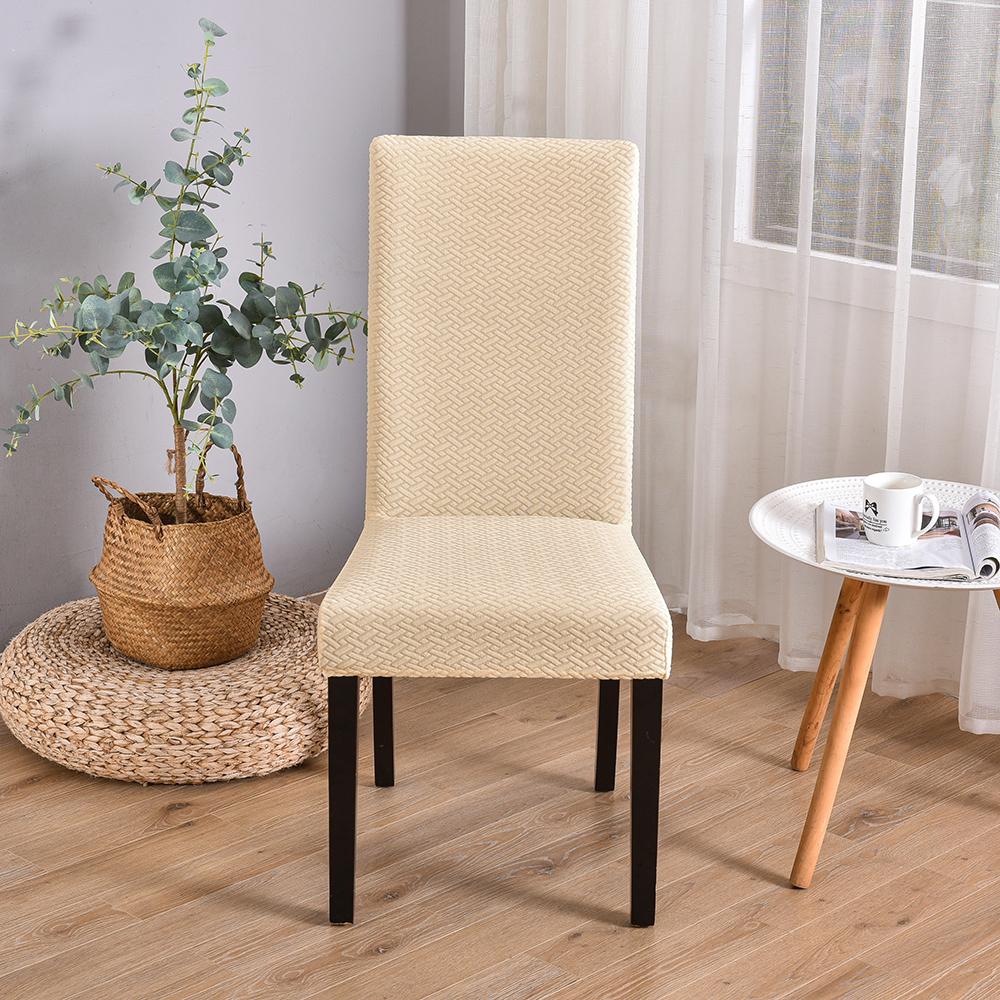 1 /2 /4 /6pc Elastic Chair Covers Spandex Dining Chair Slipcover Dining Room Solid Color Chair Cover Case For Wedding Hotel Banquet