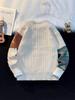 Men's Retro Patchwork Loose Knit Sweater - Winter Base Layer Outerwear