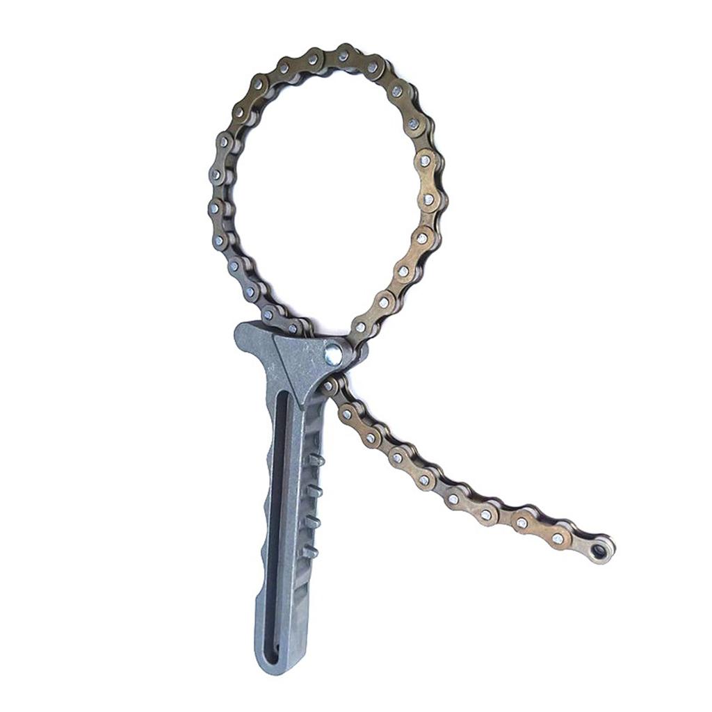 Plier Remover Oil Chain Wrench for Automobile Engine Utility Torque Chain Wrench Grip Spanner Oil Filters Remover Tool