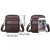 Durable Men's Boys Handbags Shoulder Small Leather Cross Body Messenger Side Bag