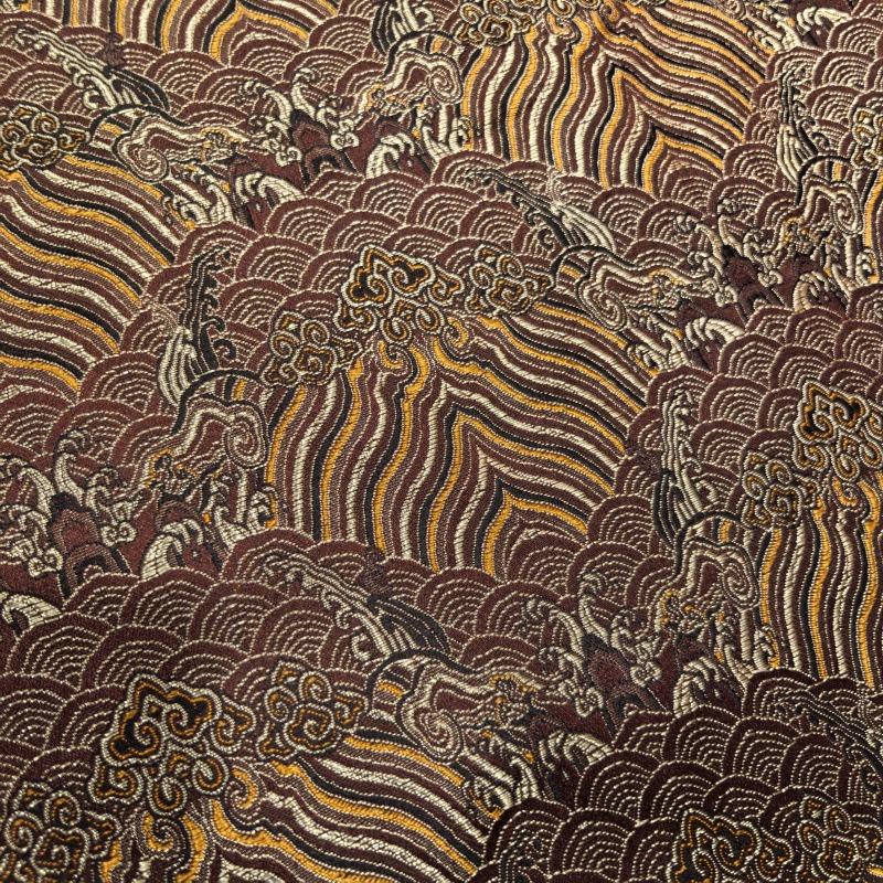 Ancient Style Silk Satin Fabric for Traditional Chinese Tang Suit Cheongsam Embroidered Hanfu Material Handcraft Packaging Cloth