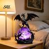 Luminous Dragon Light USB Powered LED Light, Gothic Style Decorative Ornament, Retro Decoration Bedside Desk Lamp for Holiday Atmosphere, Home
