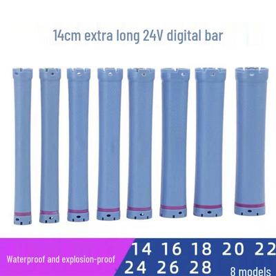 140mm Digital Perm Rods - Salon-Quality Waterproof Curling Tool, 24V Explosion-Proof Heating