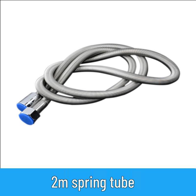Pressurized Stainless Steel Shower Hose, Explosion-Proof, High-Temperature Resistant, 1.5/2 Meters for Home Use
