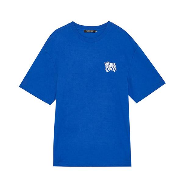 Men'S) Big Graphic Back 3-Color Short Sleeve T-Shirt (Oversized)_Am2Wts409-Rb