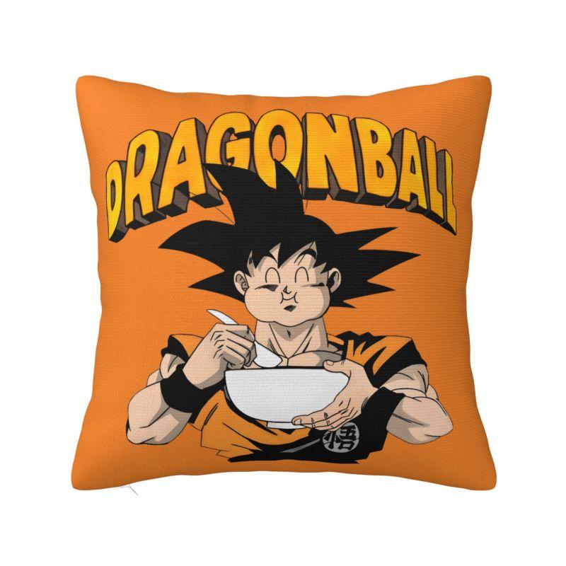 Benutzerdefinierte Luxus Dragon Ball Goku Kissenbezug Samt Anime Manga Kissenhülle