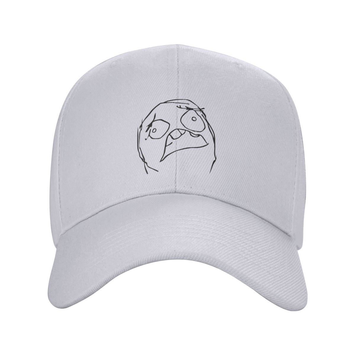 

Лицо Злого Парня Смешные Бейсболки Snapback Мужские Женские Кепки Регулируемая Кепка Хип-Хоп Бейсболка Кепка One Size