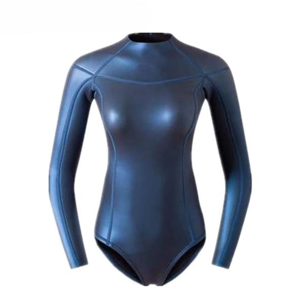 2Mm Bikini Free Diving Wetsuit Surf Suit One-Piece Swimsuit Colorful Titanium Wetsuit Back Hollow