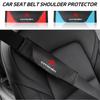 2pcs Leather Car Styling Seat Belt Cover Seatbelt Shoulder Strap Protector Pads For Citroen C3 C4 Picasso C4L C5 C-ELYSEE C6 DS4