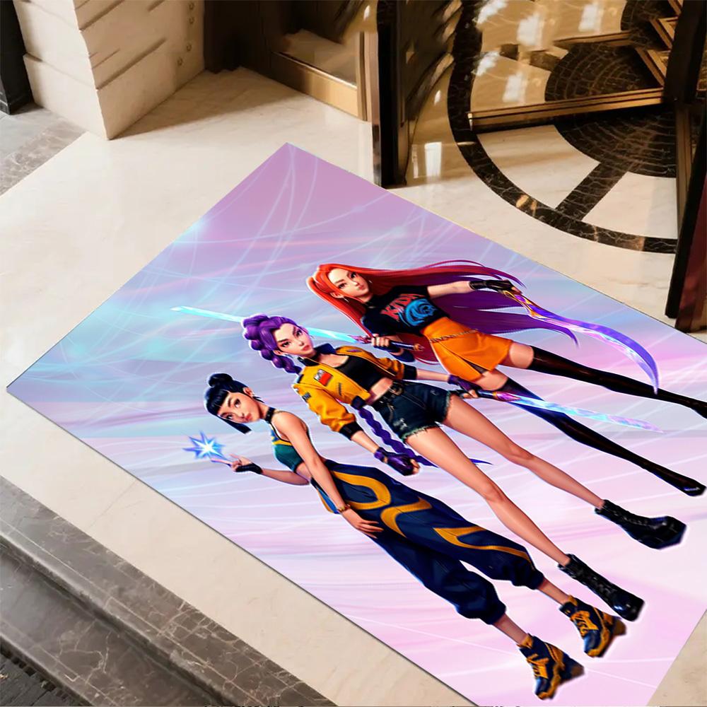 Future Fashion Warriors Area Rug Suitable for Bedrooms Foyer Dining Room Decorate Room Anti-slip Rug Decorate Offices