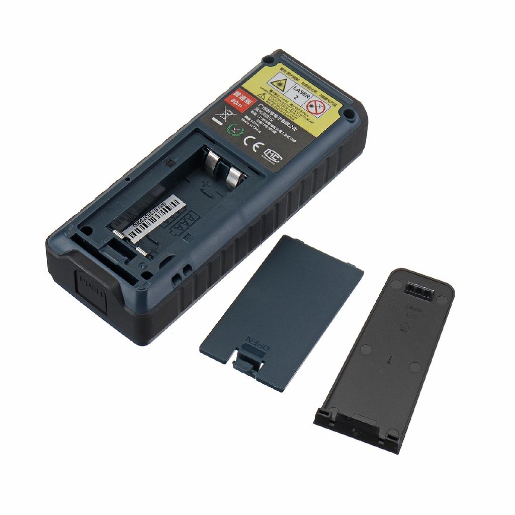 Digital Laser Distance Meter 40/60/80/100m Area Volume Pythagorean Measure Tool IP65 Protection Front and Rear Benchmark